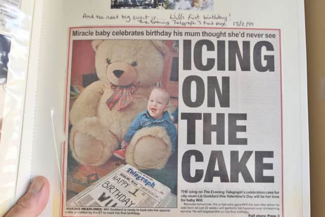 A newspaper cutting