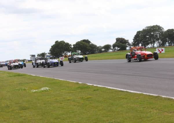 Anthony Barnes is out in front at Snetterton.