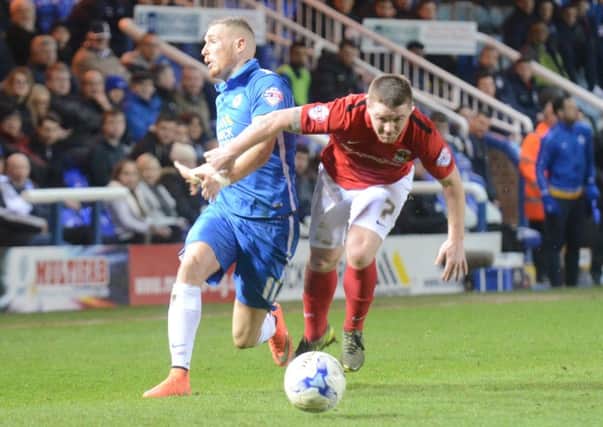 Marcus Maddison is expected to start for Posh against Leeds.