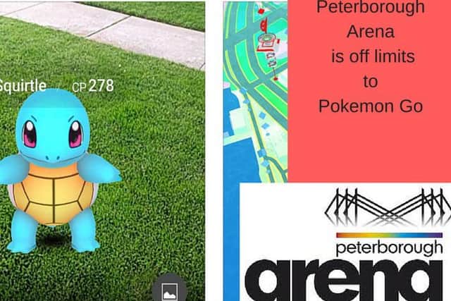 Peterborough Arena is off limits to Pokemon Go players