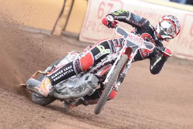 Panthers' star Craig Cook out on his own in the Premier League Fours Final at the Showground. Photo: David Lowndes.