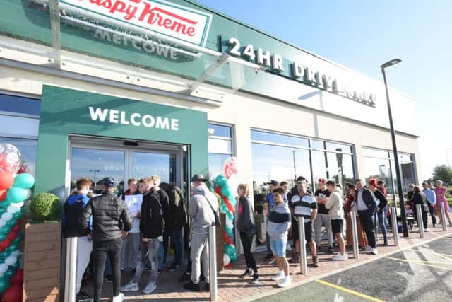 Opening of Krispy Kreme at Hampton