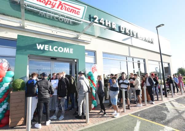 Opening of Krispy Kreme at Hampton