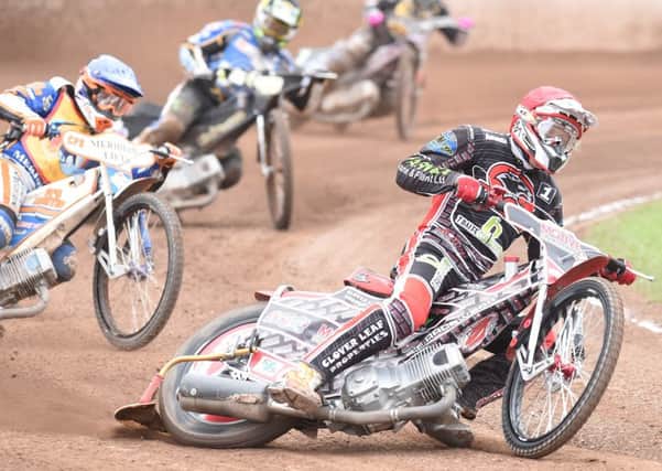 Ulrich Ostergaard in action for Panthers in the Premier League Fours Final. Picture: David Lowndes