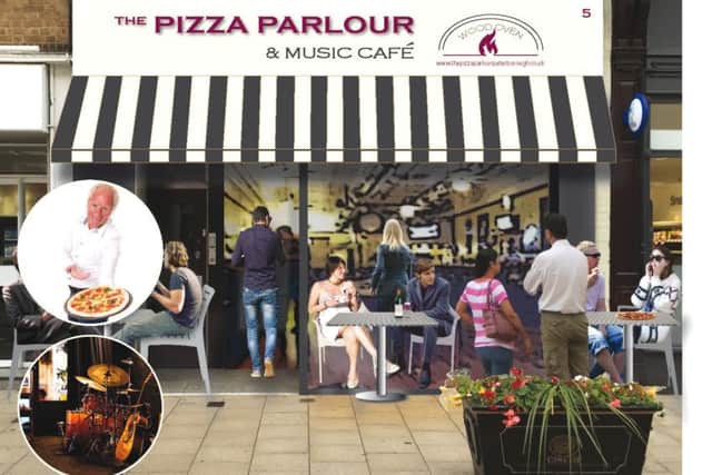 How the Pizza Parlour on Cowgate will look.