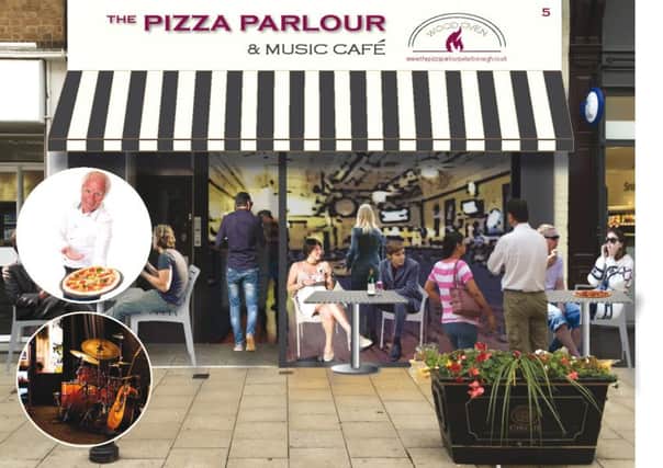How the Pizza Parlour on Cowgate will look.