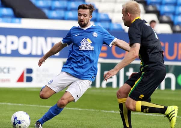 Action from the recent Posh v Norwich friendly at the ABAX Stadium. Photo: Joe Dent/theposh.com.