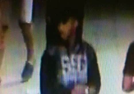 A CCTV image of a man police want to speak to