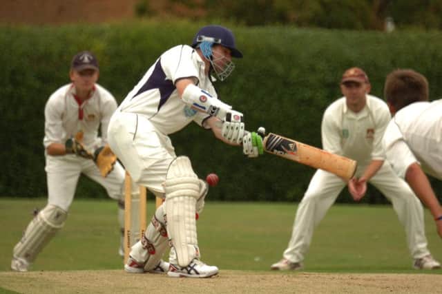 Gary Scotcher cracked 87 for Hunts Over 50s against Cambs.