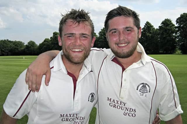 Nathan Oliver (left) and Toby Nulty were both in great batting form for March last weekend.