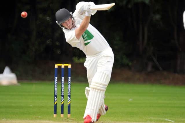 Jamie Morgan scored a half century for Market Deeping at Woodhall Spa.