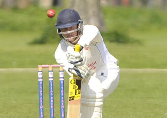 Danny Haynes compiled a patient 50 for Wisbech against Godmanchester.