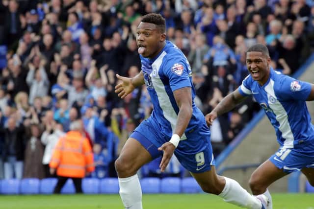 Britt Assombalonga was the last Posh player to score 20 Football League goals in a season.