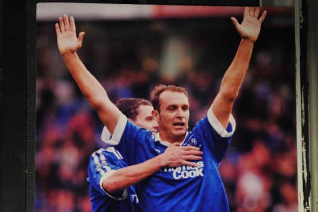 Jimmy Quinn scored 20 goals for Posh in the 1997-98 Football League season.
