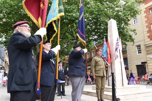 The service for the Lonely ANZAC in Peterborough