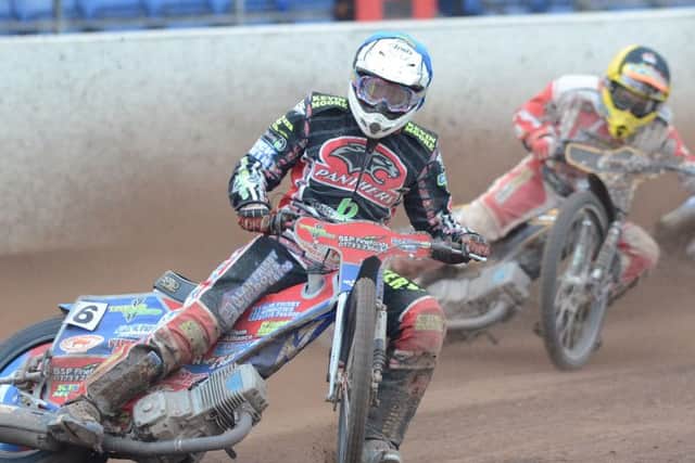 Zdenek Holub scored no points for Panthers at Workington.