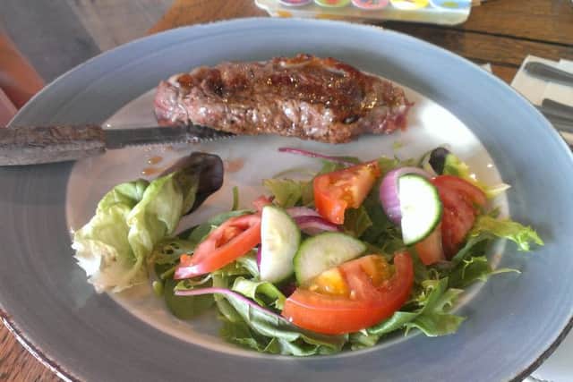 Brad Barnes dines at the Woodman at Thorpe Wood, Peterborough