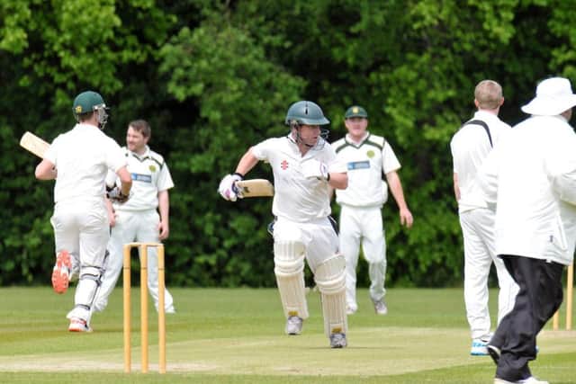 Jimmy Hook cracked a club record 160 for Spalding at Moulton Harrox seconds.