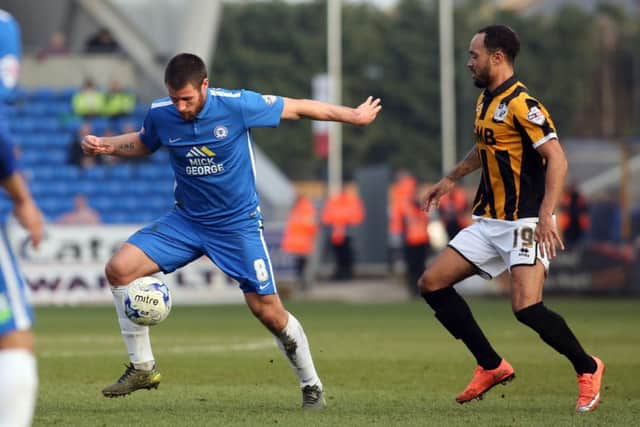 Michael Bostwick is facing a battle to win a Posh first-team place. Photo: Joe Dent/theposh.com.