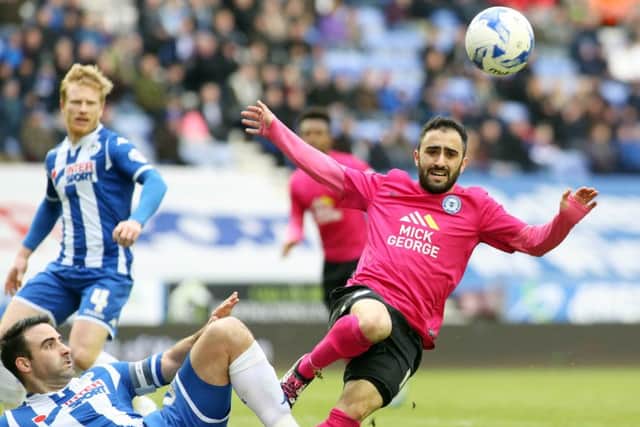 The Walsall press love former Posh star Erhun Oztumer. Photo: Joe Dent/theposh.com.