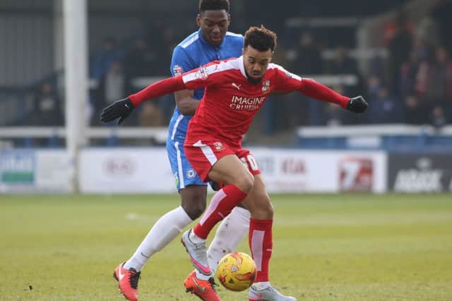 Former Posh striker Nicky Ajose has moved from Swindon to Charlton. Photo: Joe Dent/theposh.com.