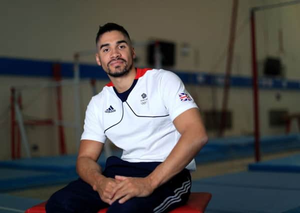 Louis Smith is feeling relaxed.