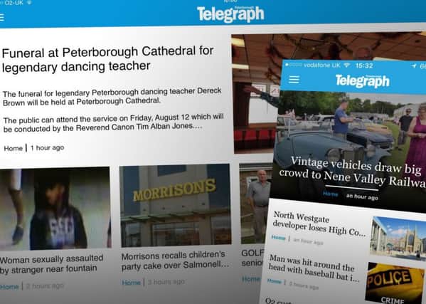 Check out the new Peterborough Telegraph app
