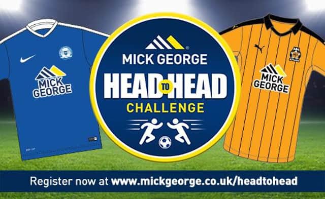 MIck George Ltd have organised a 'head-to-head' challenge between Posh and Cambridge United.