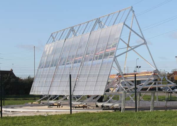 Larkfleets Solar Steam array. Funding could see its commercial viability demonstrated at a site in Morelos, Mexico.
