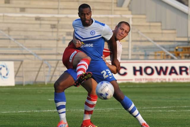 Tyrone Barnett in his Posh playing days.