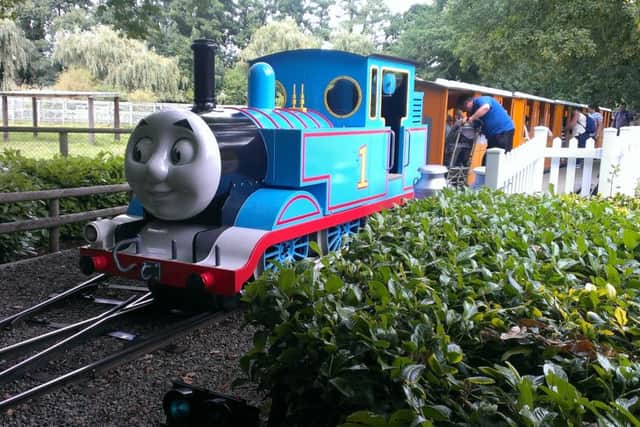 Brad Barnes and family spent the day at Drayton Manor and Thomas Land