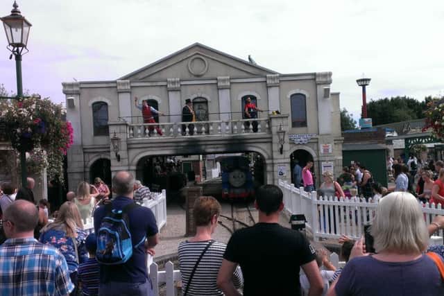 Brad Barnes and family spent the day at Drayton Manor and Thomas Land