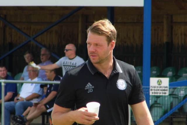 Peterborough Sports manager Jimmy Dean.