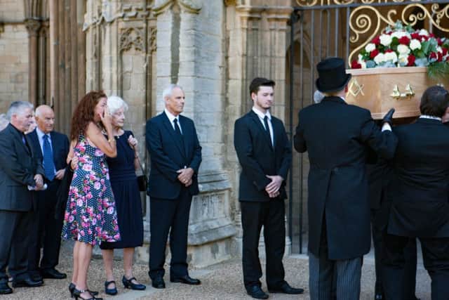 Vincent Dereck Brown Funeral, Cathedral, Peterborough 12/08/2016.  Picture by Terry Harris / Peterborough Telegraph. THA