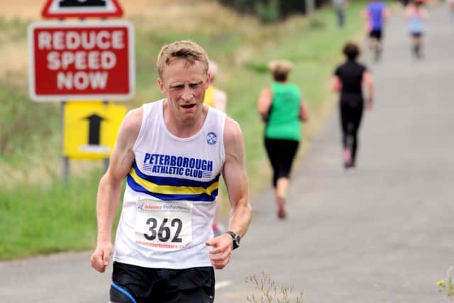 Steve Robinson on his way to victory in the Thorney 5. Picture: Chris Lowndes