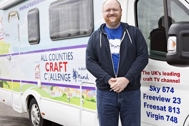 John Bloodworth next to his motorhome