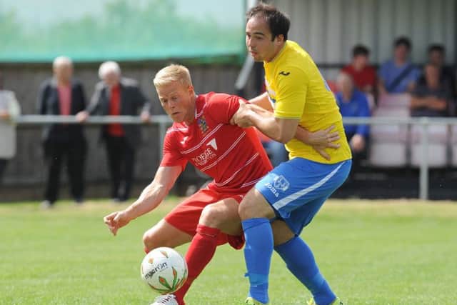 Michael Frew scored for Wisbech.