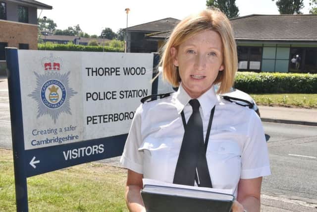 Supt Melanie Dales at Thorpe Wood police station EMN-160817-155335009