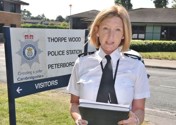 Supt Melanie Dales at Thorpe Wood police station EMN-160817-155335009