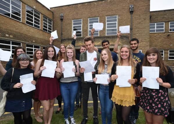 A level results 2015.  A and AS Level students from Arthur Mellows Village College EMN-150813-133439009