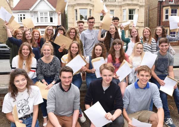 A level results day 2016. The King's School successful students EMN-160818-112733009
