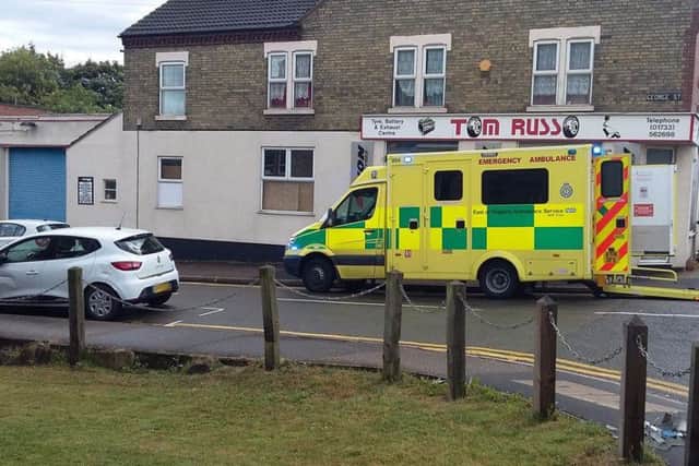 The crash in Oundle Road