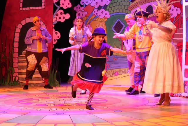 Action from last year's panto at the Cresset