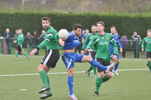 Dan Cotton scored twice on Saturday for Yaxley.