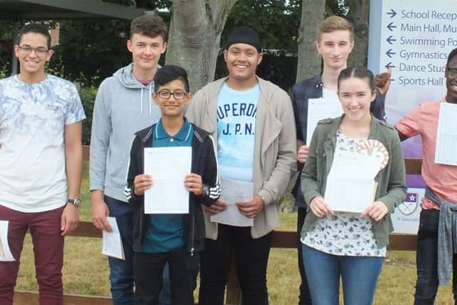 Jack Hunt pupils: Abdelrahman Aly; Tom Nash; Amardeep Singh; Rufus King; Tapiwa Tandi; Wilson Wang (front) - Moieze Malik and Jessica Lines