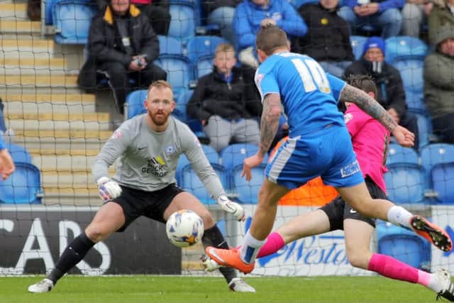 Ben Alnwick is fit to return in goal for Posh at MK Dons. Photo: Joe Dent/theposh.com.