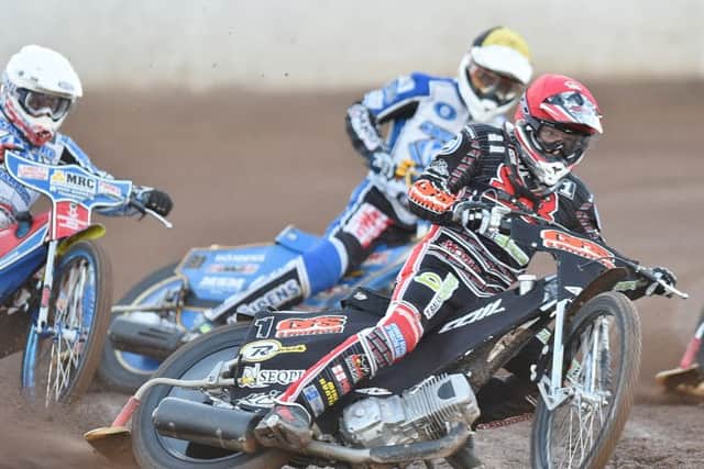 Craig Cook leads the way for Panthers in heat one. Picture: David Lowndes