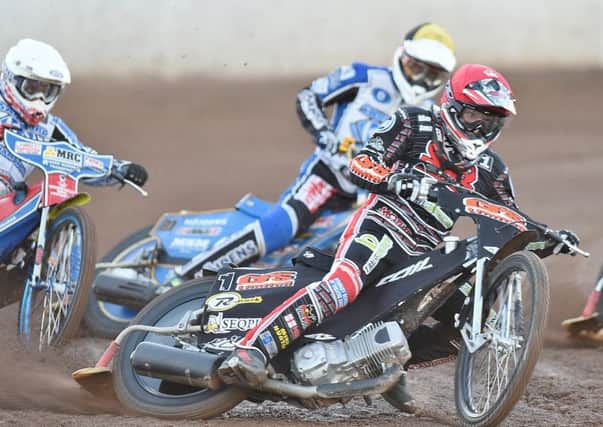 Craig Cook leads the way for Panthers in heat one. Picture: David Lowndes