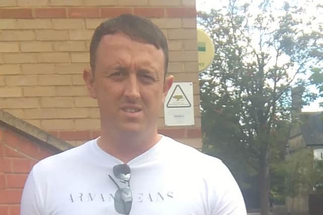 Vinney King, who disarmed a manwielding two large knives at the Park Medical Centre in Peterborough.