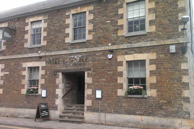 Brad Barnes dines at the Mill Street pub and kitchen in Oakham.